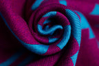 Baby Wrap, Jacquard Weave, (56% merino wool, 27% combed cotton, 17% noil silk) - EXPERIMENT no. 36 - Woven Baby S - 5   long_woven_wraps    #