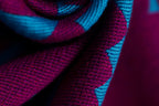 Baby Wrap, Jacquard Weave, (56% merino wool, 27% combed cotton, 17% noil silk) - EXPERIMENT no. 36 - Woven Baby S - 5   long_woven_wraps    #