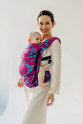LennyLight Carrier, jacquard weave (56% merino wool, 27% combed cotton, 17% noil silk) - EXPERIMENT no. 36