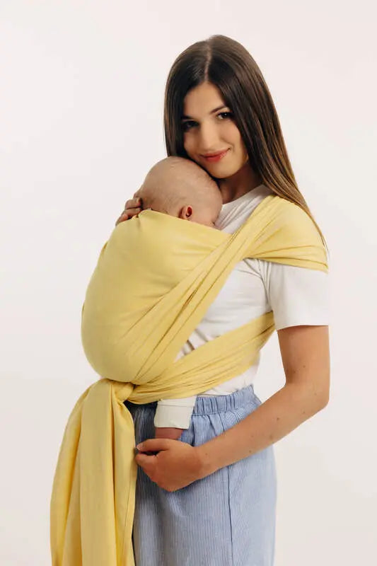 Baby Sling, Broken Twill Weave, (79% cotton, 21% bamboo viscose) - LOLLIPOP - Woven Baby M - 6   long_woven_wraps    #