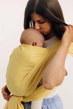 Baby Sling, Broken Twill Weave, (79% cotton, 21% bamboo viscose) - LOLLIPOP - Woven Baby M - 6   long_woven_wraps    #