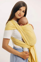 Baby Sling, Broken Twill Weave, (79% cotton, 21% bamboo viscose) - LOLLIPOP - Woven Baby M - 6   long_woven_wraps    #