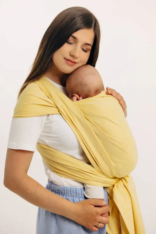 Baby Sling, Broken Twill Weave, (79% cotton, 21% bamboo viscose) - LOLLIPOP - Woven Baby M - 6   long_woven_wraps    #