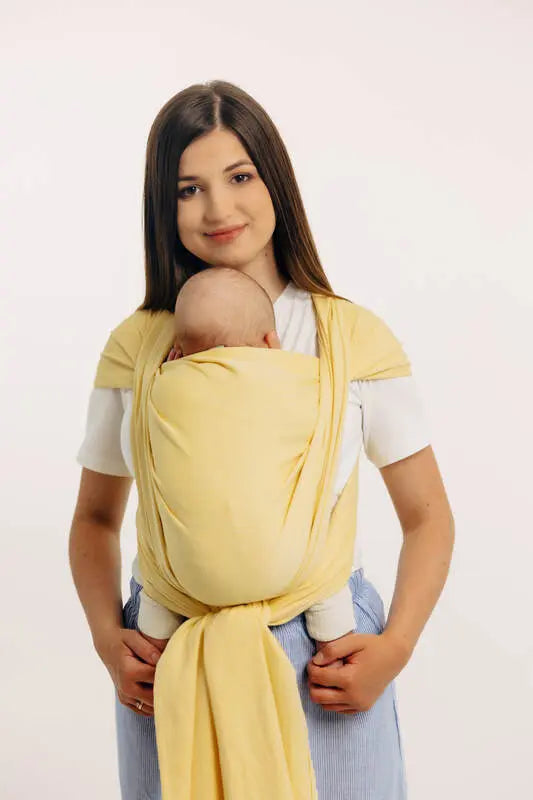 Baby Sling, Broken Twill Weave, (79% cotton, 21% bamboo viscose) - LOLLIPOP - Woven Baby M - 6   long_woven_wraps    #