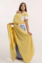 Baby Sling, Broken Twill Weave, (79% cotton, 21% bamboo viscose) - LOLLIPOP - Woven Baby M - 6   long_woven_wraps    #