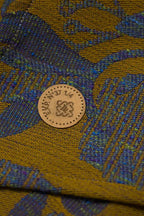 Baby Wrap, Jacquard Weave (45% tussah silk, 32% combed cotton, 19% merino wool, 4% cashmere) - EXPERIMENT no. 37 - Woven Baby XS - 4   long_woven_wraps    #