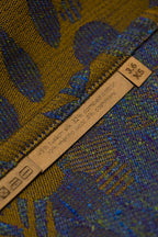 Baby Wrap, Jacquard Weave (45% tussah silk, 32% combed cotton, 19% merino wool, 4% cashmere) - EXPERIMENT no. 37 - Woven Baby XS - 4   long_woven_wraps    #