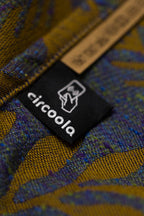 Baby Wrap, Jacquard Weave (45% tussah silk, 32% combed cotton, 19% merino wool, 4% cashmere) - EXPERIMENT no. 37 - Woven Baby XS - 4   long_woven_wraps    #