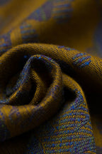 Baby Wrap, Jacquard Weave (45% tussah silk, 32% combed cotton, 19% merino wool, 4% cashmere) - EXPERIMENT no. 37 - Woven Baby XS - 4   long_woven_wraps    #