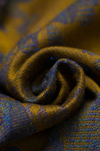 Baby Wrap, Jacquard Weave (45% tussah silk, 32% combed cotton, 19% merino wool, 4% cashmere) - EXPERIMENT no. 37 - Woven Baby XS - 4   long_woven_wraps    #