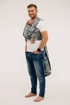 Baby Wrap, Jacquard Weave (100% cotton) - CLOCKWORK - FIX IT - Woven Baby XS - 4   long_woven_wraps    #