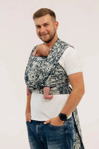 Baby Wrap, Jacquard Weave (100% cotton) - CLOCKWORK - FIX IT - Woven Baby XS - 4   long_woven_wraps    #