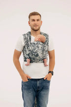 Baby Wrap, Jacquard Weave (100% cotton) - CLOCKWORK - FIX IT - Woven Baby XS - 4   long_woven_wraps    #
