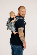 Lenny Buckle Onbuhimo PRO baby carrier, jacquard weave (100% cotton) - CLOCKWORK - FIX IT - Woven Baby Standard   buckle_onbu_pro_carriers    #