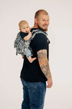 Lenny Buckle Onbuhimo PRO baby carrier, jacquard weave (100% cotton) - CLOCKWORK - FIX IT - Woven Baby Standard   buckle_onbu_pro_carriers    #