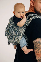 Lenny Buckle Onbuhimo PRO baby carrier, jacquard weave (100% cotton) - CLOCKWORK - FIX IT - Woven Baby Standard   buckle_onbu_pro_carriers    #
