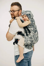 LennyPreschool Carrier, jacquard weave (100% cotton) - CLOCKWORK - FIX IT - Woven Baby Preschool   lenny_preschool    #