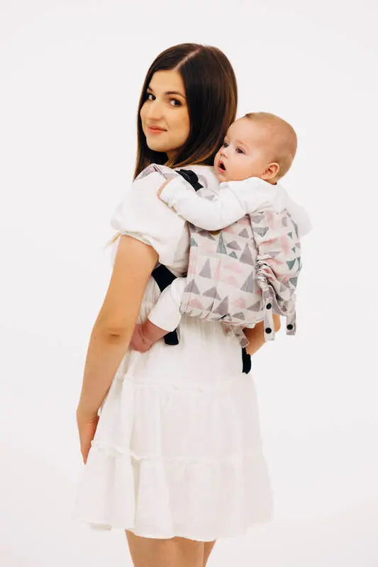 Lenny Buckle Onbuhimo PRO baby carrier, jacquard weave (61% cotton, 39% bamboo viscose) - EAGLE ROCKS - PEAK - Woven Baby Standard   buckle_onbu_pro_carriers    #