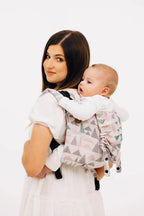 Lenny Buckle Onbuhimo PRO baby carrier, jacquard weave (61% cotton, 39% bamboo viscose) - EAGLE ROCKS - PEAK - Woven Baby Standard   buckle_onbu_pro_carriers    #