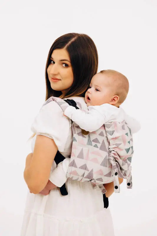 Lenny Buckle Onbuhimo PRO baby carrier, jacquard weave (61% cotton, 39% bamboo viscose) - EAGLE ROCKS - PEAK - Woven Baby Size - Standard   buckle_onbu_pro_carriers    #