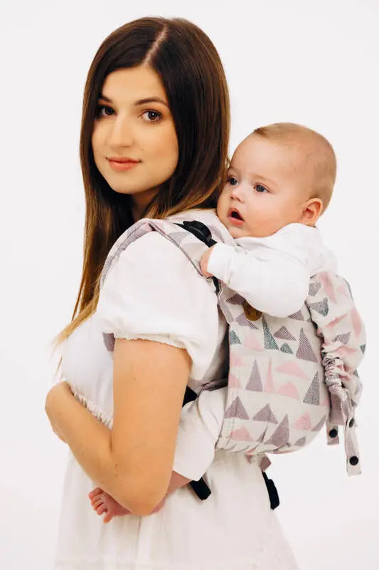 Lenny Buckle Onbuhimo PRO baby carrier, jacquard weave (61% cotton, 39% bamboo viscose) - EAGLE ROCKS - PEAK - Woven Baby Standard   buckle_onbu_pro_carriers    #