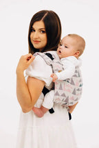 Lenny Buckle Onbuhimo PRO baby carrier, jacquard weave (61% cotton, 39% bamboo viscose) - EAGLE ROCKS - PEAK - Woven Baby Standard   buckle_onbu_pro_carriers    #