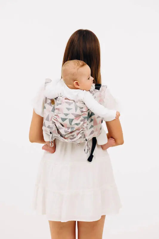 Lenny Buckle Onbuhimo PRO baby carrier, jacquard weave (61% cotton, 39% bamboo viscose) - EAGLE ROCKS - PEAK - Woven Baby Standard   buckle_onbu_pro_carriers    #
