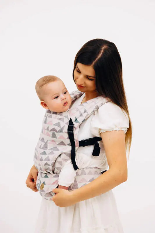 LennyLight Carrier, jacquard weave 61% cotton, 39% bamboo viscose - EAGLE ROCKS - PEAK - Woven Baby Size - Standard   lenny_light    #