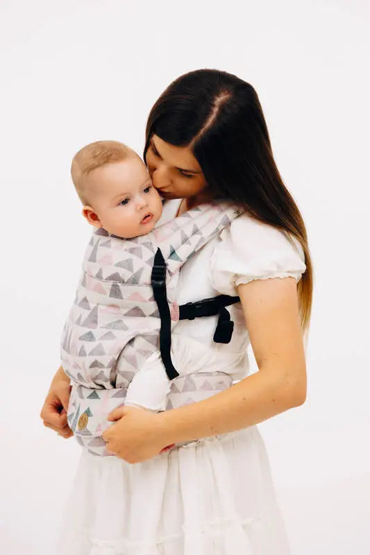 LennyLight Carrier, jacquard weave 61% cotton, 39% bamboo viscose - EAGLE ROCKS - PEAK - Woven Baby Standard   lenny_light    #