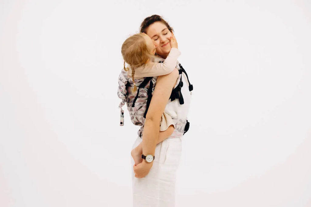 LennyPreschool Carrier, jacquard weave (61% cotton, 39% bamboo viscose) - EAGLE ROCKS - PEAK - Woven Baby Preschool   lenny_preschool    #