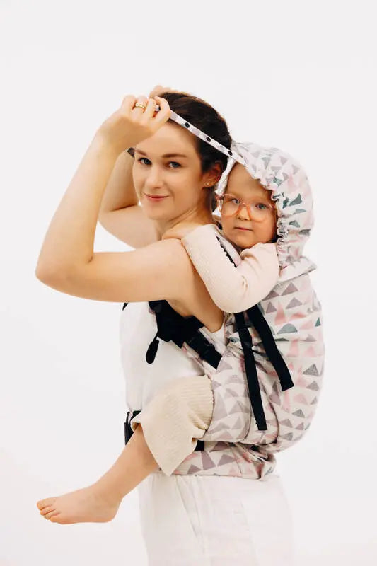 LennyPreschool Carrier, jacquard weave (61% cotton, 39% bamboo viscose) - EAGLE ROCKS - PEAK - Woven Baby Preschool   lenny_preschool    #