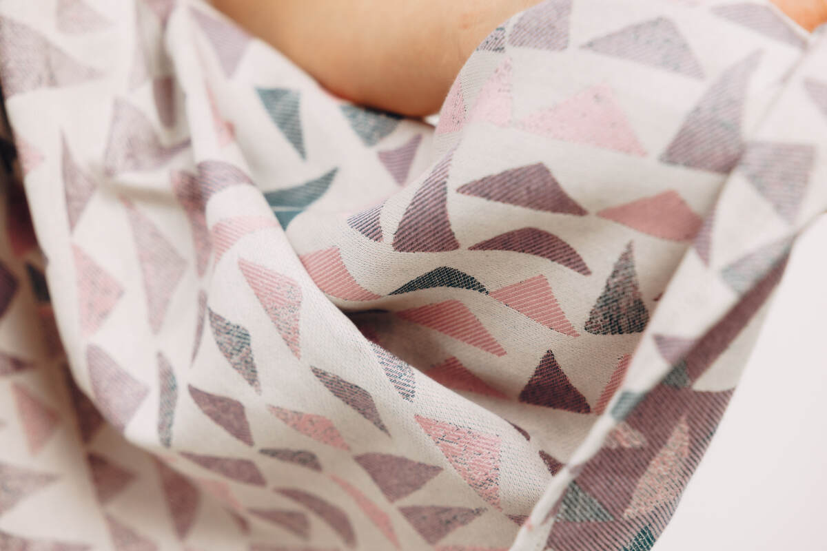 Ring Sling, Jacquard Weave (61% cotton, 39% bamboo viscose), with gathered shoulder - EAGLE ROCKS - PEAK - standard 1.8m - Woven Baby Title - Default Title   ring_slings    #