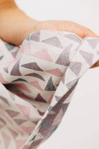 Ring Sling, Jacquard Weave (61% cotton, 39% bamboo viscose), with gathered shoulder - EAGLE ROCKS - PEAK - standard 1.8m - Woven Baby    ring_slings    #
