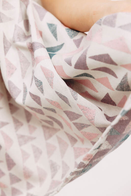 Ring Sling, Jacquard Weave (61% cotton, 39% bamboo viscose), with gathered shoulder - EAGLE ROCKS - PEAK - standard 1.8m - Woven Baby    ring_slings    #
