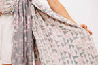 Baby Wrap, Jacquard Weave (61% cotton, 39% bamboo viscose) - EAGLE ROCKS - PEAK - Woven Baby XS - 4   long_woven_wraps    #