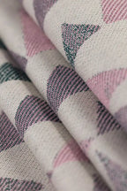 Baby Wrap, Jacquard Weave (61% cotton, 39% bamboo viscose) - EAGLE ROCKS - PEAK - Woven Baby XS - 4   long_woven_wraps    #