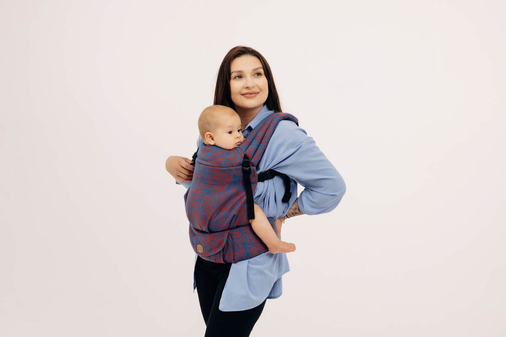LennyLight Carrier, jacquard weave 100% cotton - RAPUNZEL - SWIRL - Woven Baby Size - Standard   lenny_light    #