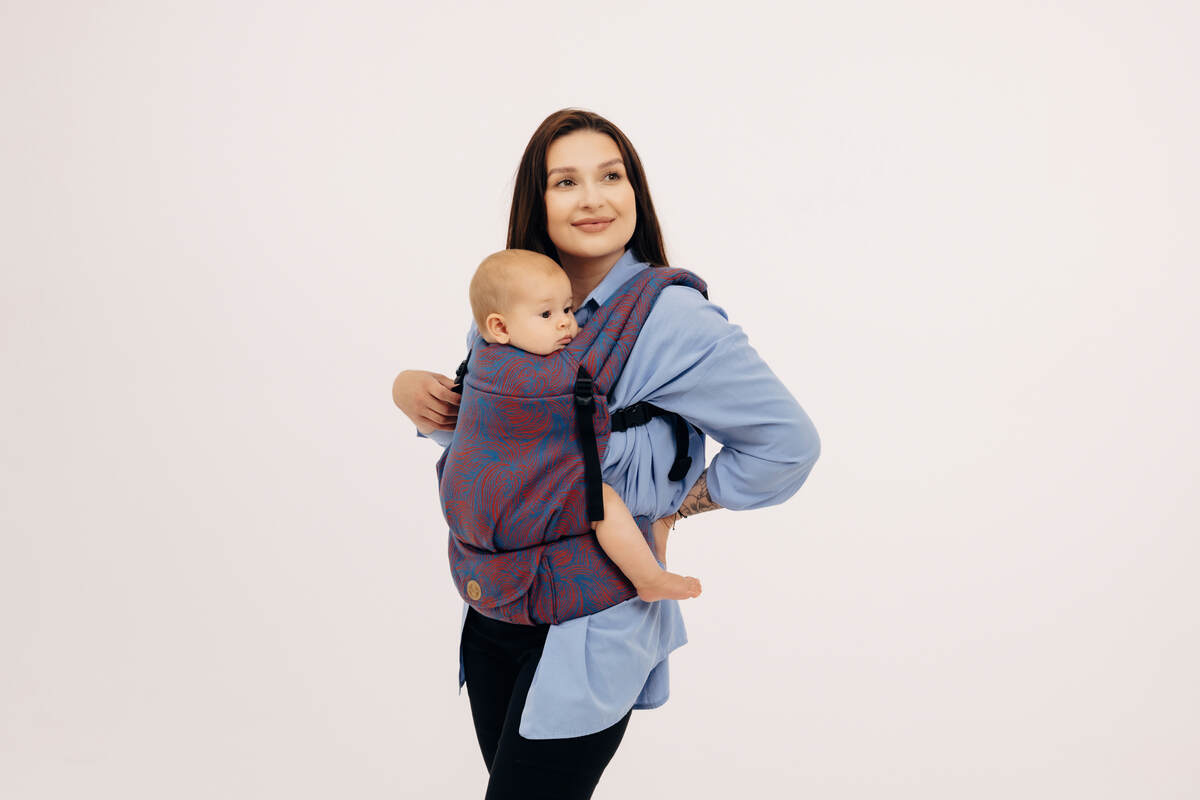 LennyLight Carrier, jacquard weave 100% cotton - RAPUNZEL - SWIRL - Woven Baby Size - Standard   lenny_light    #