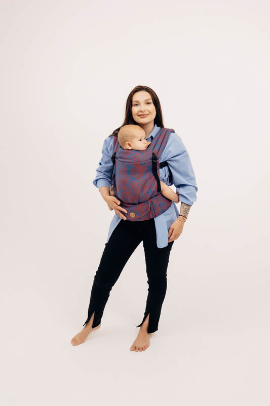 LennyLight Carrier, jacquard weave 100% cotton - RAPUNZEL - SWIRL - Woven Baby Size - Standard   lenny_light    #