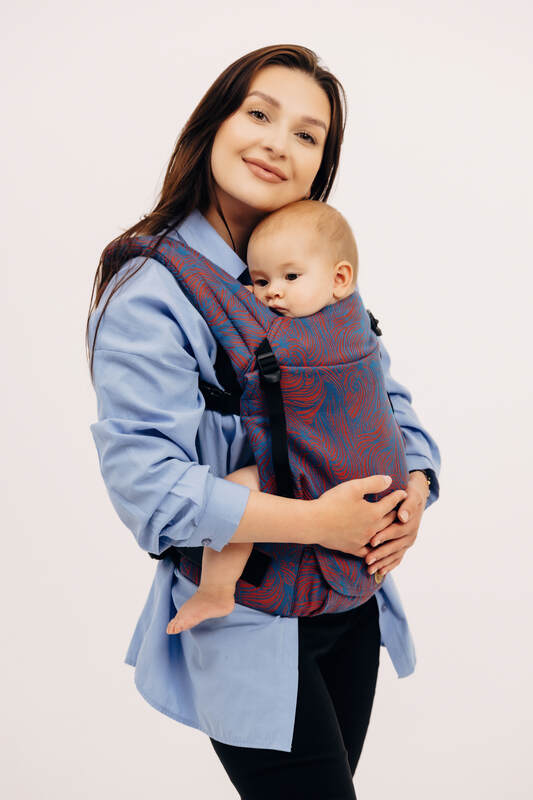 LennyLight Carrier, jacquard weave 100% cotton - RAPUNZEL - SWIRL - Woven Baby Size - Standard   lenny_light    #