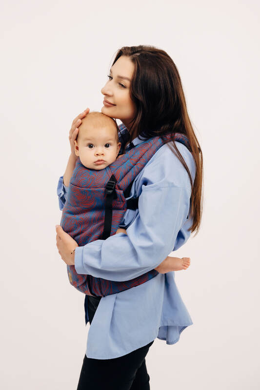 LennyLight Carrier, jacquard weave 100% cotton - RAPUNZEL - SWIRL - Woven Baby Size - Standard   lenny_light    #