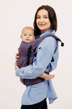 LennyLight Carrier, jacquard weave 100% cotton - RAPUNZEL - SWIRL - Woven Baby Size - Standard   lenny_light    #