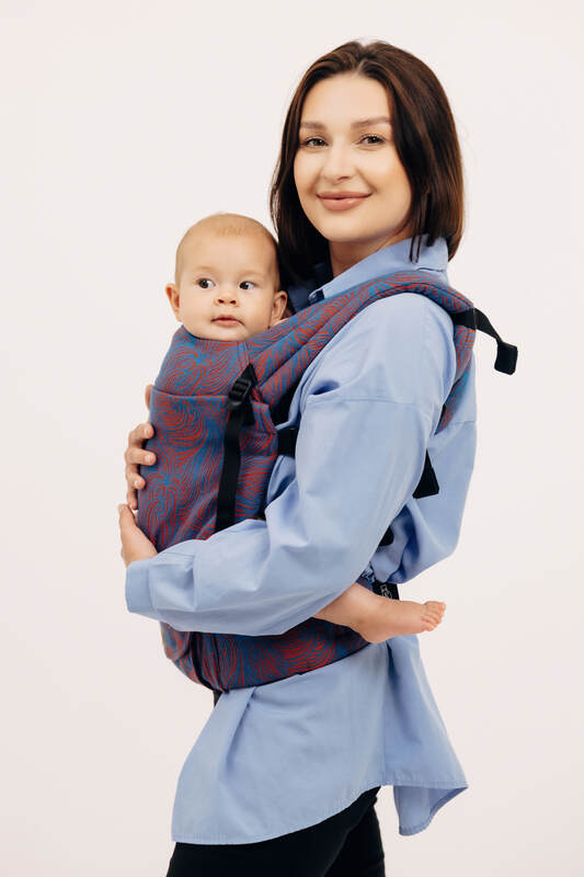 LennyLight Carrier, jacquard weave 100% cotton - RAPUNZEL - SWIRL - Woven Baby Size - Standard   lenny_light    #