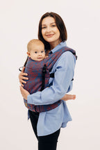 LennyLight Carrier, jacquard weave 100% cotton - RAPUNZEL - SWIRL - Woven Baby Size - Standard   lenny_light    #