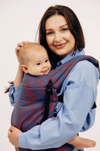 LennyLight Carrier, jacquard weave 100% cotton - RAPUNZEL - SWIRL - Woven Baby Size - Standard   lenny_light    #