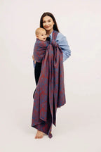 Baby Wrap, Jacquard Weave (100% cotton) - RAPUNZEL - SWIRL - Woven Baby XS - 4   long_woven_wraps    #