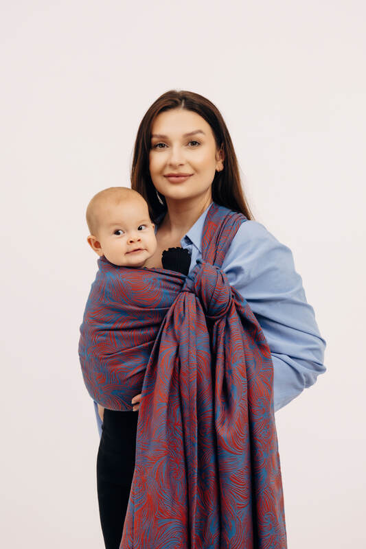 Baby Wrap, Jacquard Weave (100% cotton) - RAPUNZEL - SWIRL