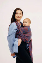 Baby Wrap, Jacquard Weave (100% cotton) - RAPUNZEL - SWIRL - Woven Baby XS - 4   long_woven_wraps    #