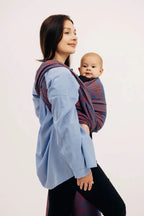 Baby Wrap, Jacquard Weave (100% cotton) - RAPUNZEL - SWIRL - Woven Baby XS - 4   long_woven_wraps    #