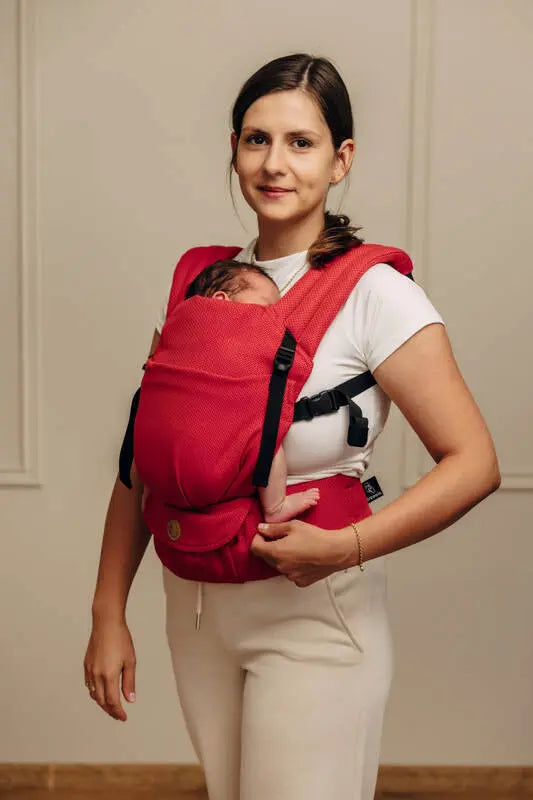 My First Baby Carrier - LennyLight, herringbone weave 100% cotton - LITTLE HERRINGBONE SEDONA - Woven Baby Standard   lenny_light    #